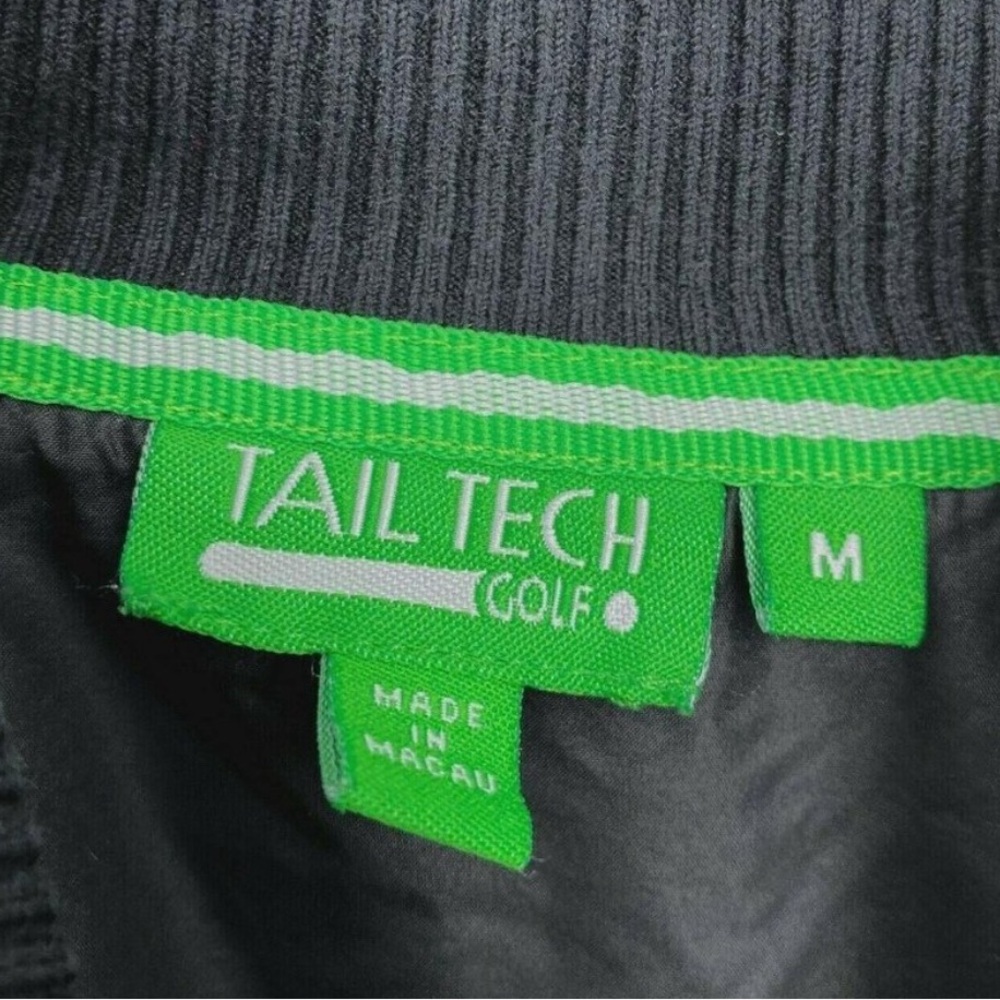 Tail Tech Golf‎ Black Performance Jacket Size Med… - image 5
